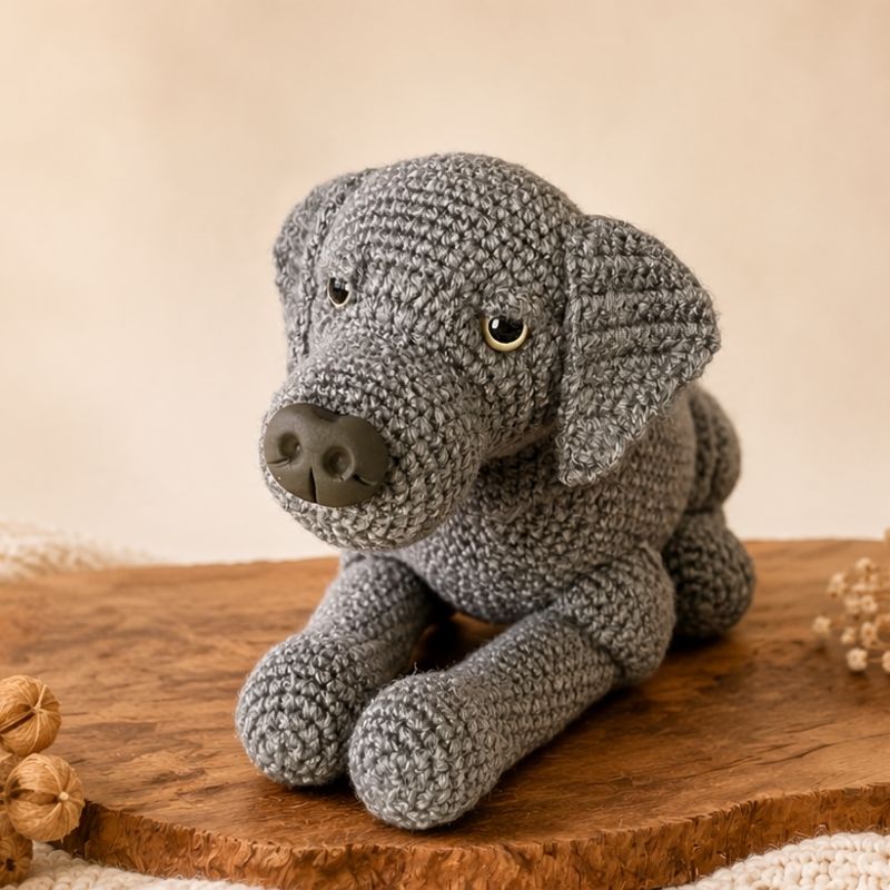 Labrador liegend